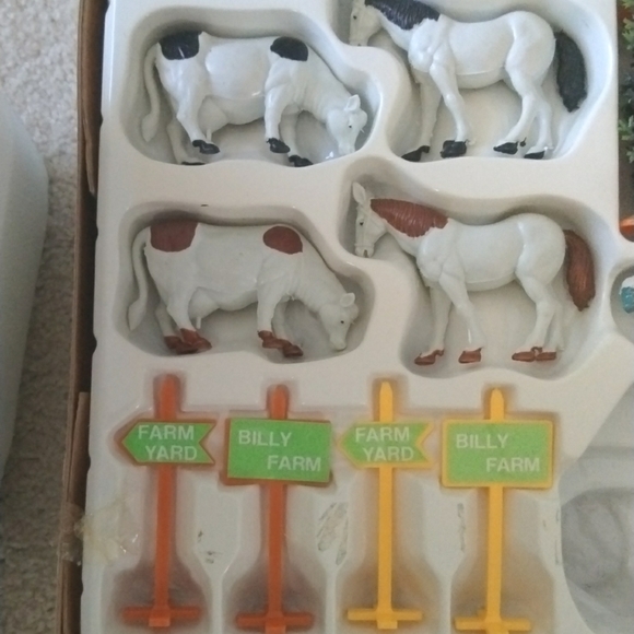 Boley Toys Boley Farmland Playset 25 Pieces Complete Vintage In